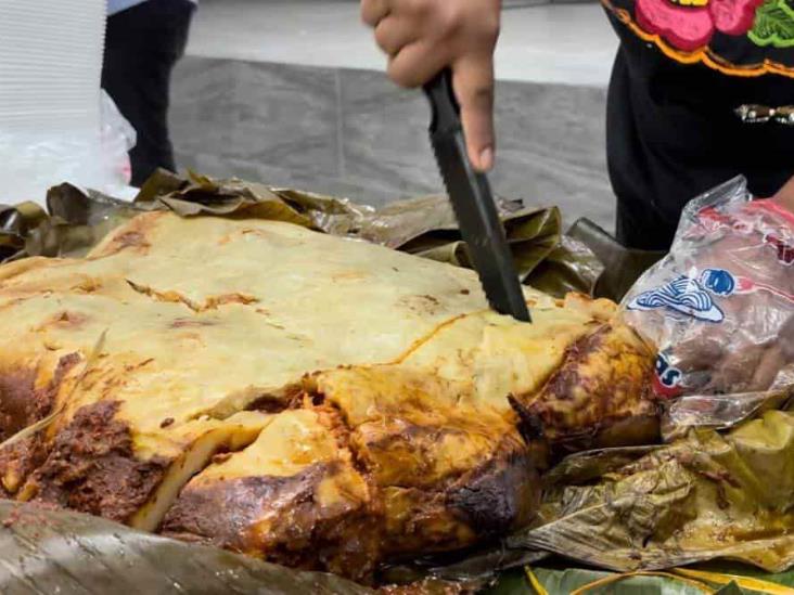 Tlapepecholi: un tamal de hasta 10 kilos en el norte de Veracruz