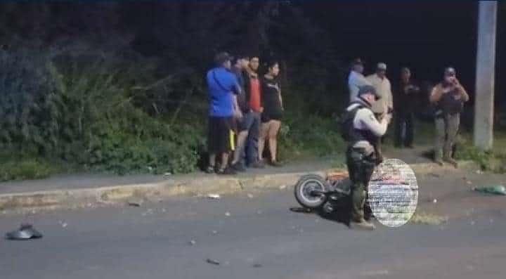 Muere motociclista tras ser atropellado en la carretera La Tinaja-Tres Valles
