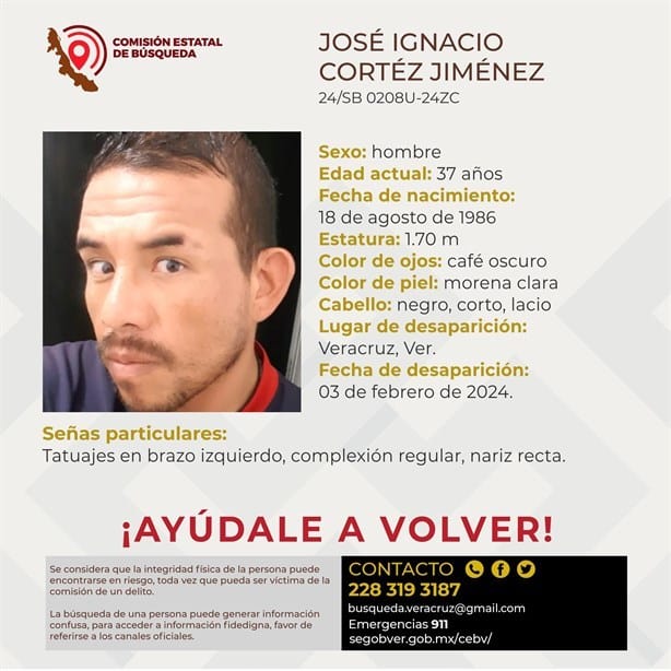 Desaparece José Ignacio Cortez en el puerto de Veracruz