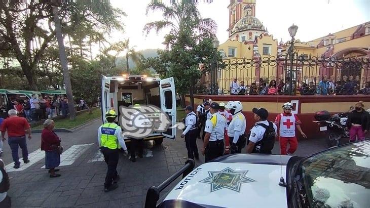 Hombre herido deambulaba en la catedral San Miguel Arcángel de Orizaba