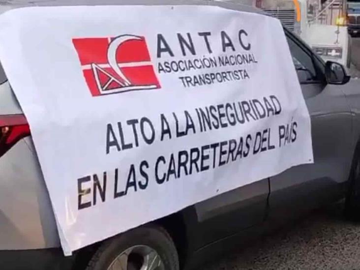 Transportistas de Veracruz protestan contra inseguridad en carreteras (+ Video)