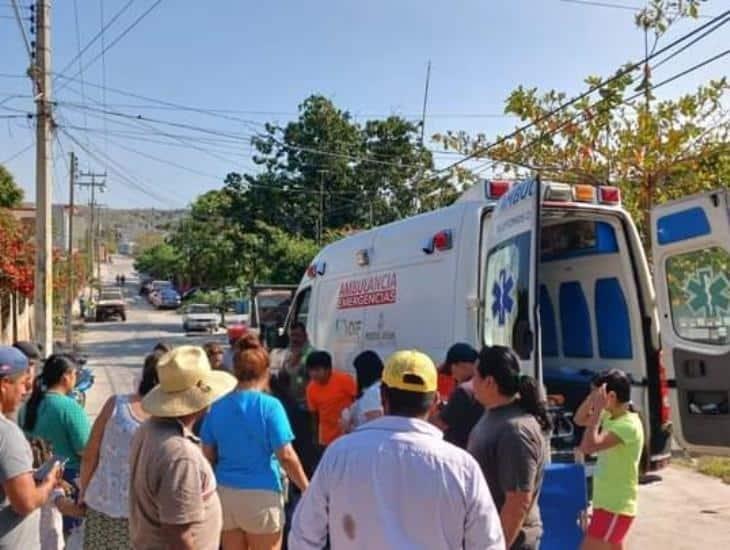 Menor de edad termina en el hospital tras accidente en motocicleta en Paso de Ovejas
