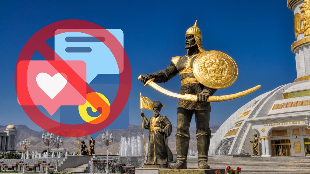 ¿Vivir en un país sin redes sociales? Bienvenido a Turkmenistán