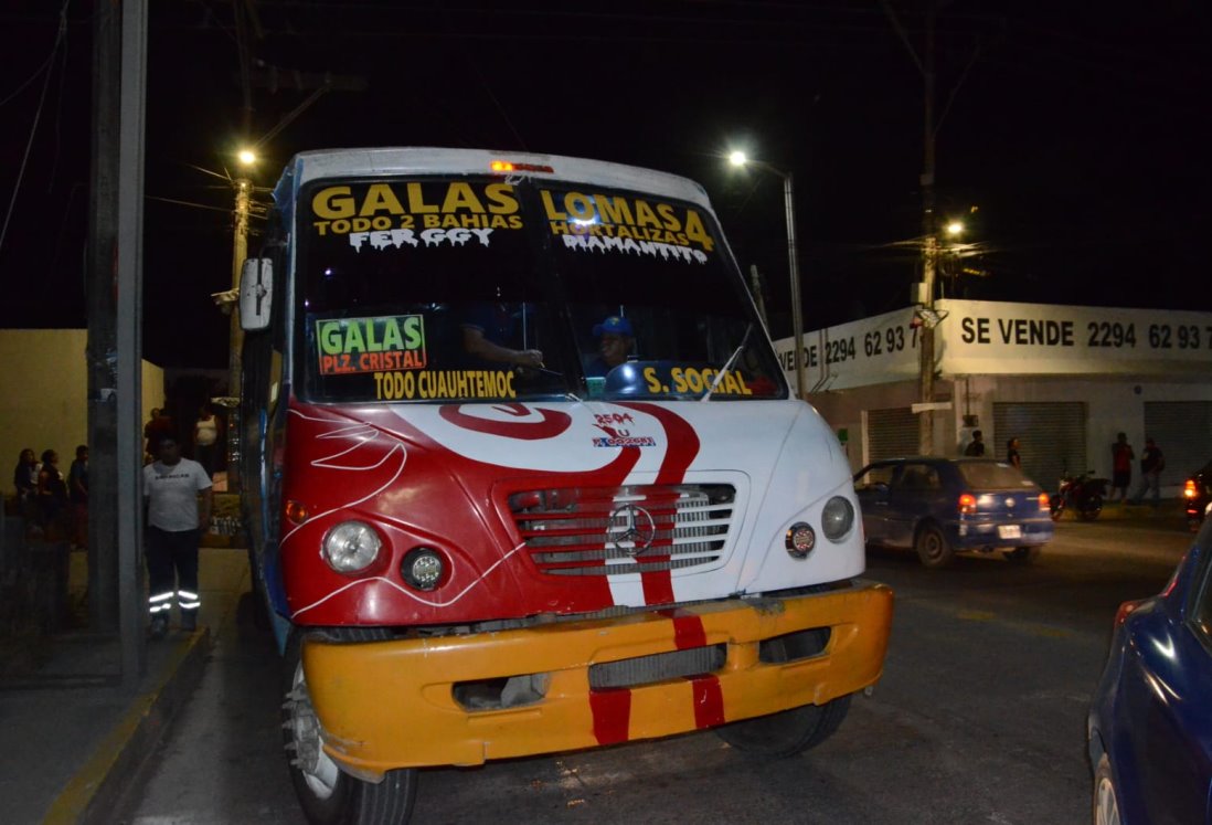 Autobús atropella mujer en Río Medio 3, Veracruz