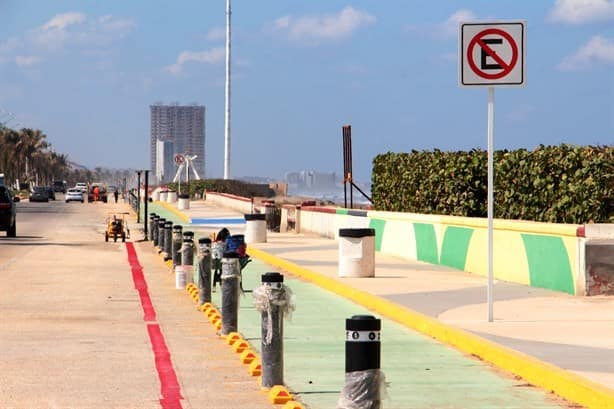Exhortan cooperación de porteños para respetar señalamientos de Ciclovía del Malecón de Coatzacoalcos