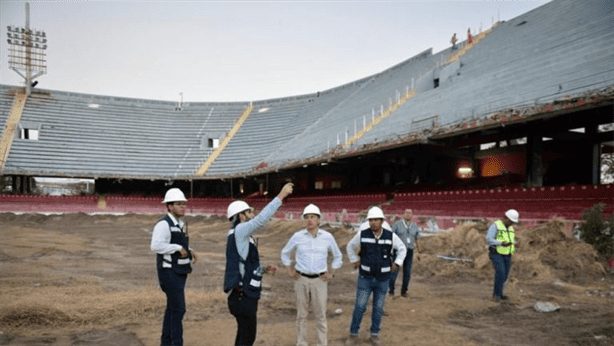 Cuitláhuac García comparte avance del Estadio Luis Pirata Fuente: “Ya agarró forma”