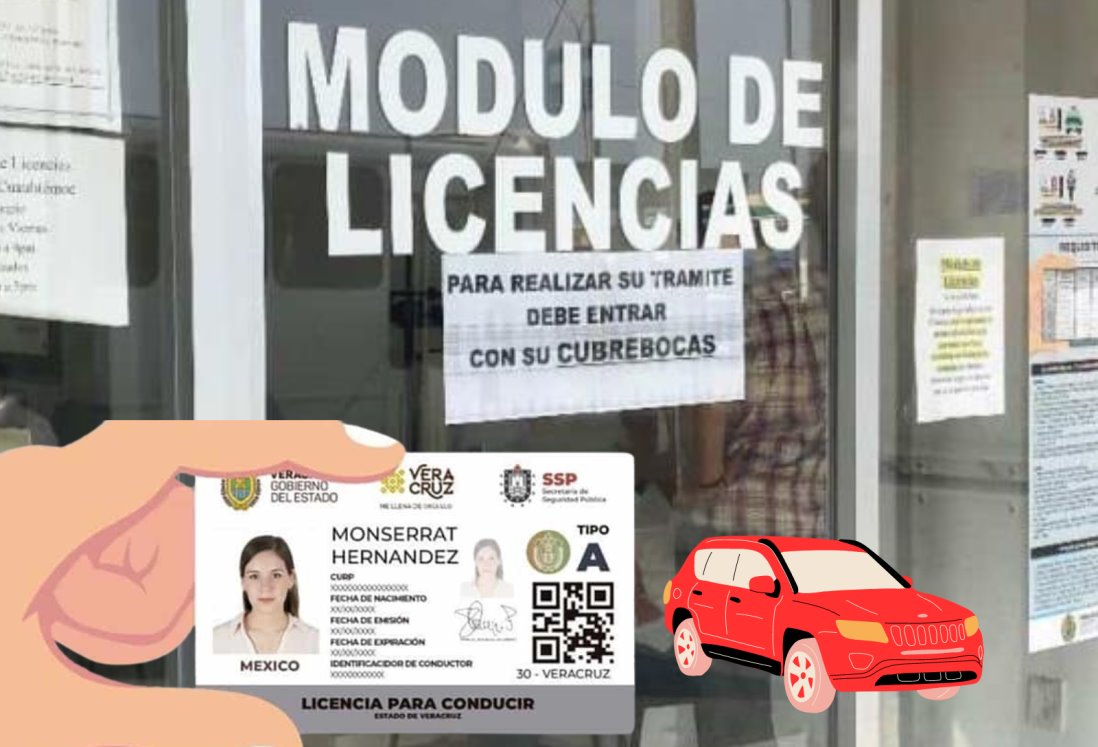 Estos son los módulos de licencias vigentes en Veracruz y Boca del Río