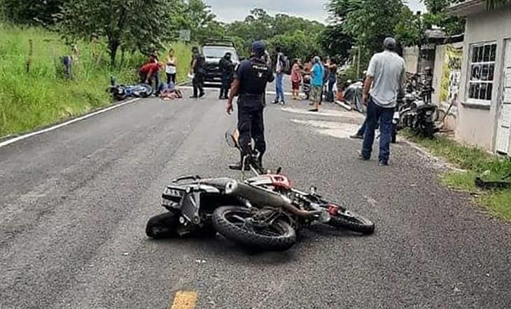 En Misantla, incrementan accidentes de menores en moto