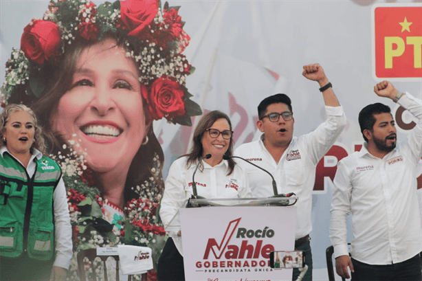 Rocío Nahle cierra precampaña por la gubernatura de Veracruz en Alvarado | VIDEO