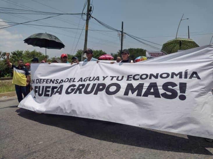 Anuncian marcha contra abusos de empresa privadas en el puerto de Veracruz