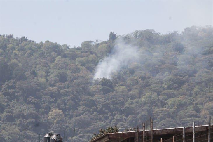 Se registra incendio forestal en el Cerro del Borrego en Orizaba