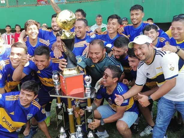 Boca Juniors es campeón de la Liga Municipal de Cardel