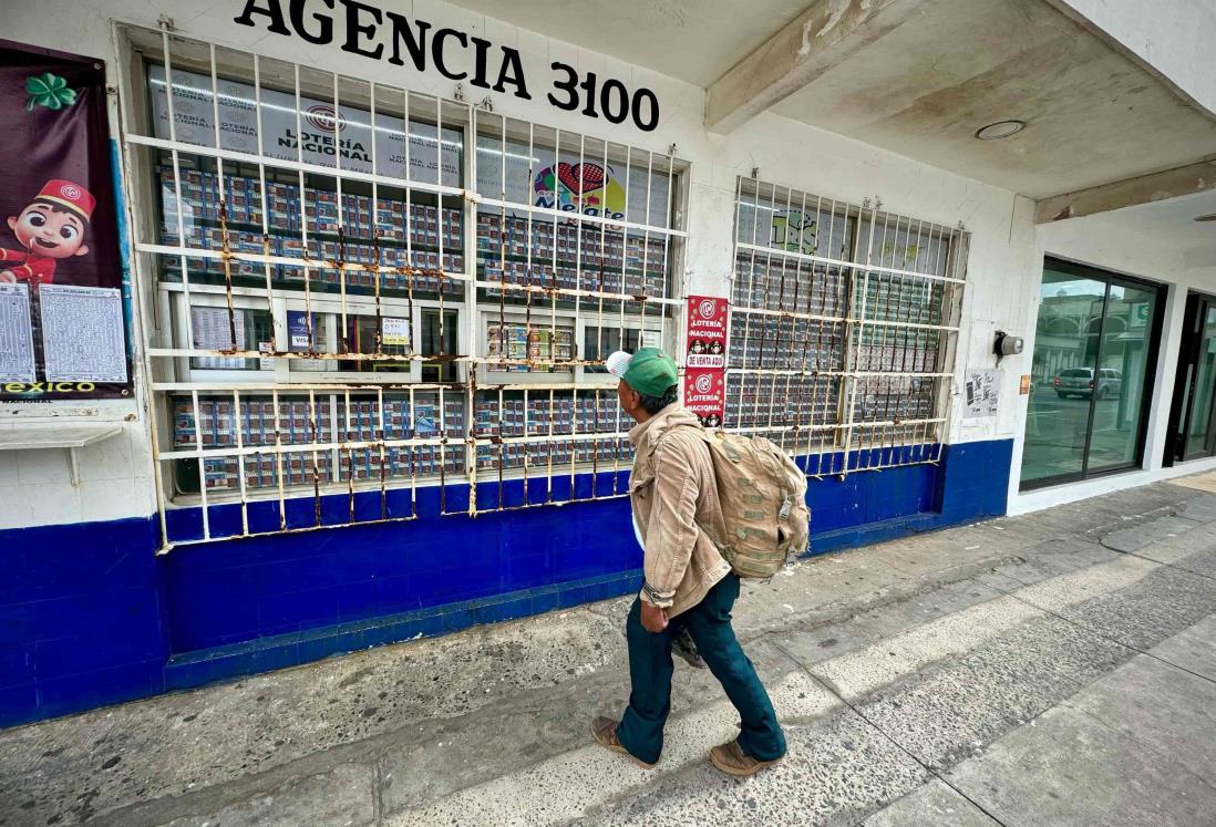 En este puesto se vendió el billete ganador de la Lotería en Veracruz