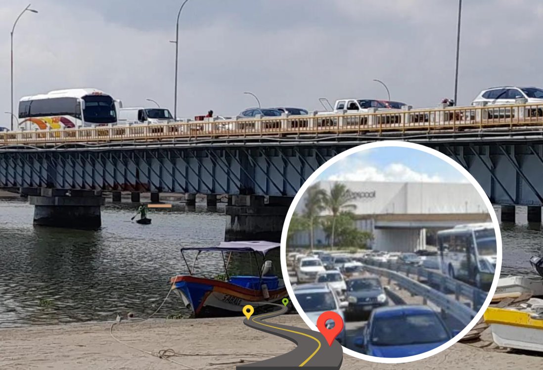 Estas vías alternas deberás tomar para llegar a Riviera Veracruzana desde Veracruz por rehabilitación de puente de Boca del Río