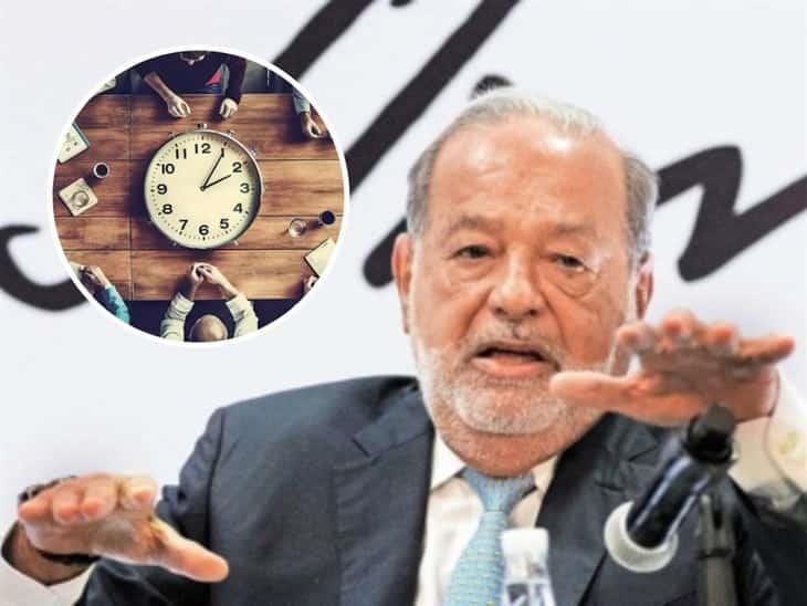 Carlos Slim reitera estar en contra de la reducción de la jornada laboral
