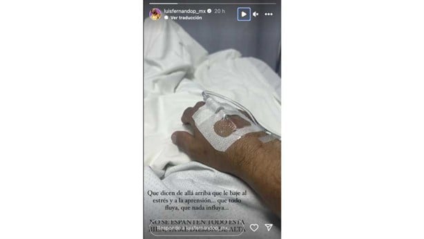 Este es el estado de salud de Luis Fernando Peña tras ser hospitalizado