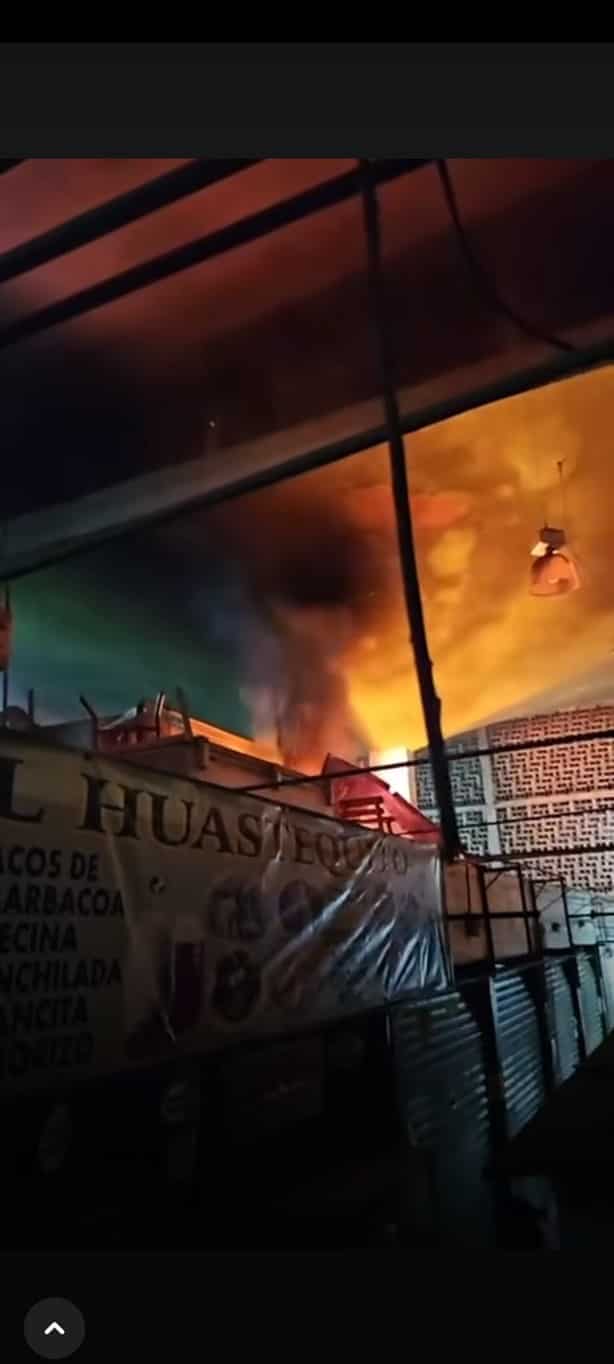 Incendio en local del mercado Hidalgo no representa riesgo, asegura Protección Civil