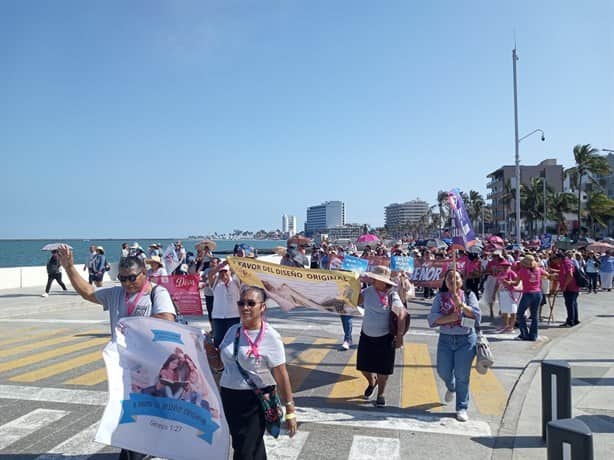 Marchan por la familia en Veracruz