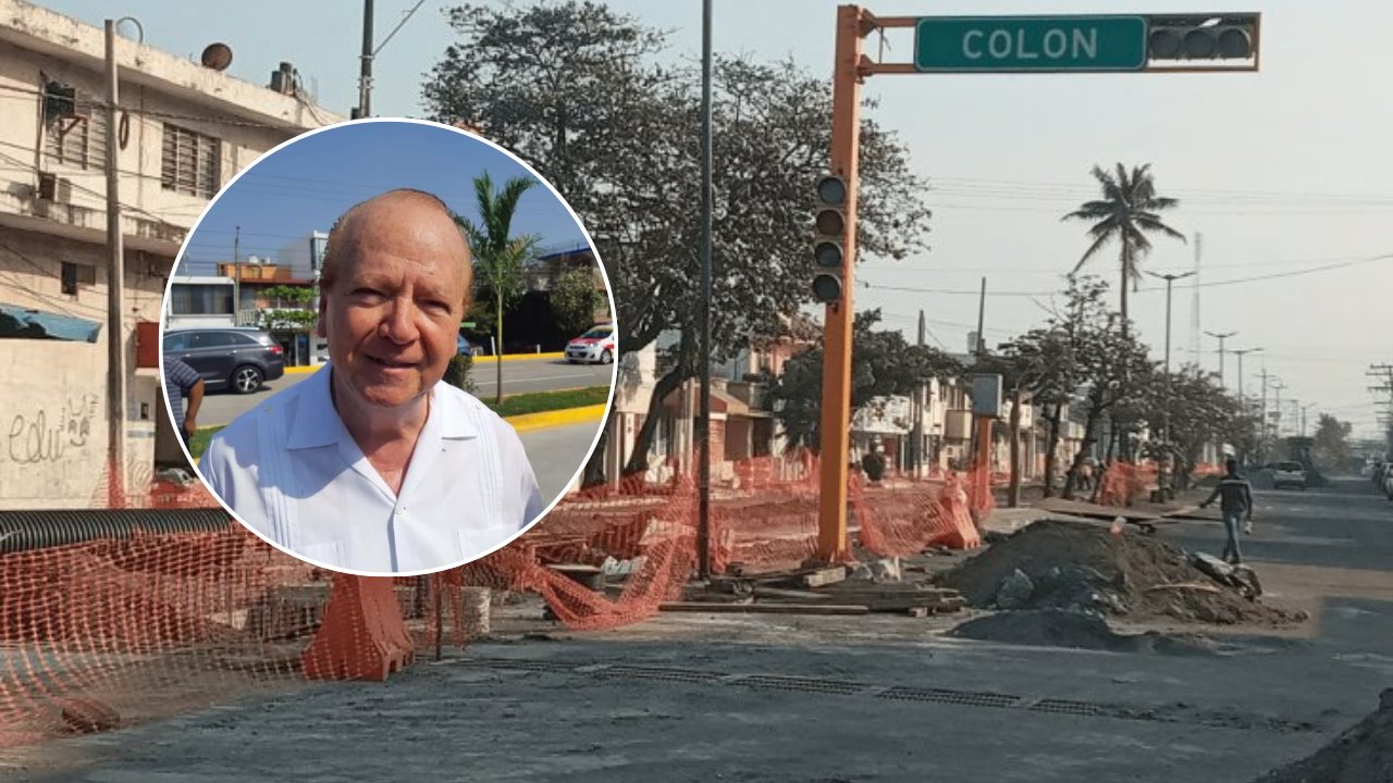 Retrasos en rehabilitación de la avenida Lafragua en Veracruz por infraestructura subterránea: Francisco Ávila