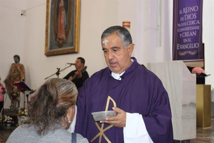 En Misantla, católicos inician la cuaresma con el Miércoles de Ceniza 