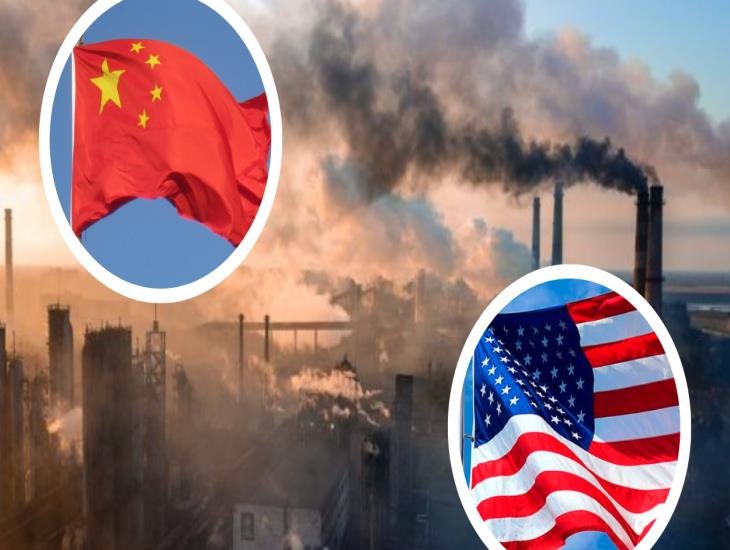 China y Estados Unidos son responsables de la mayor parte de la contaminación mundial