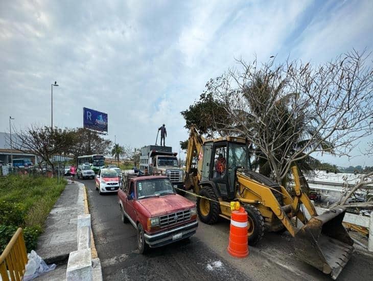 Mantenimiento de puente de Boca del Río se hará de noche, acuerdan alcalde y SICT