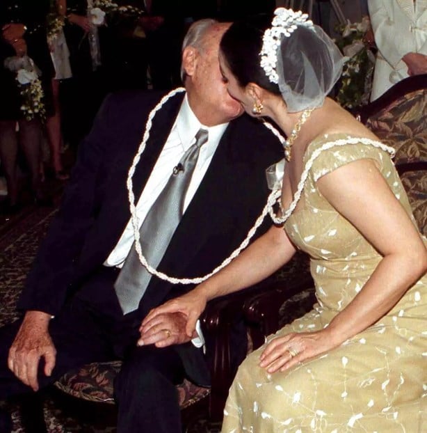 Sasha Montenegro: así fue su boda con el expresidente José López Portillo