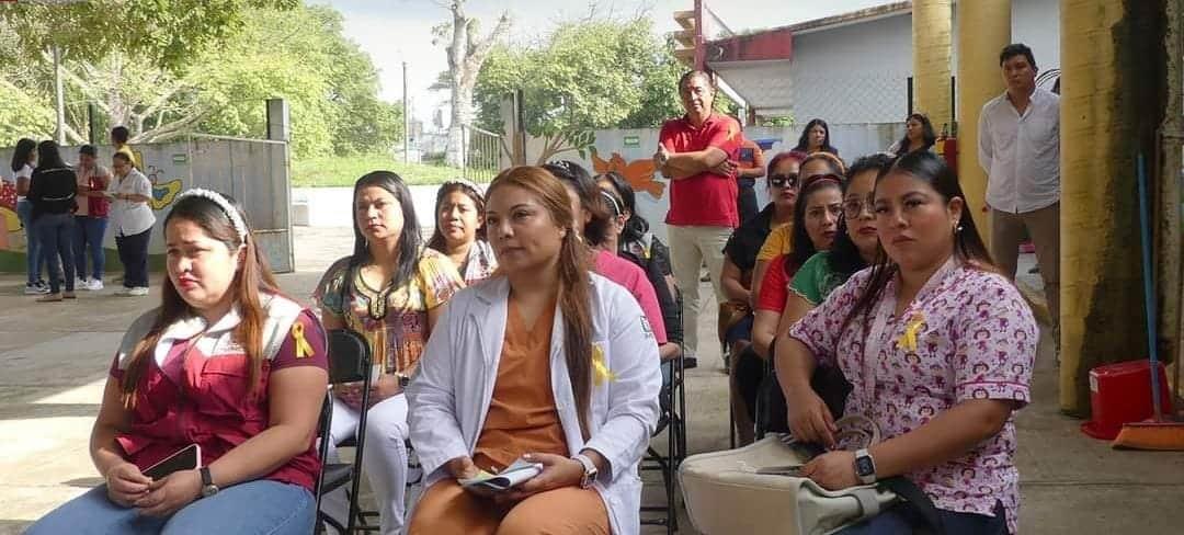 Conmemoran en Ixhuatlán el día de la lucha contra el cáncer infantil
