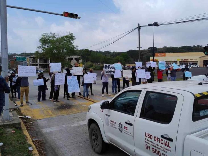 ¡Toma tus precauciones! Estudiantes del Tecnológico de Xalapa cierran Arco Sur