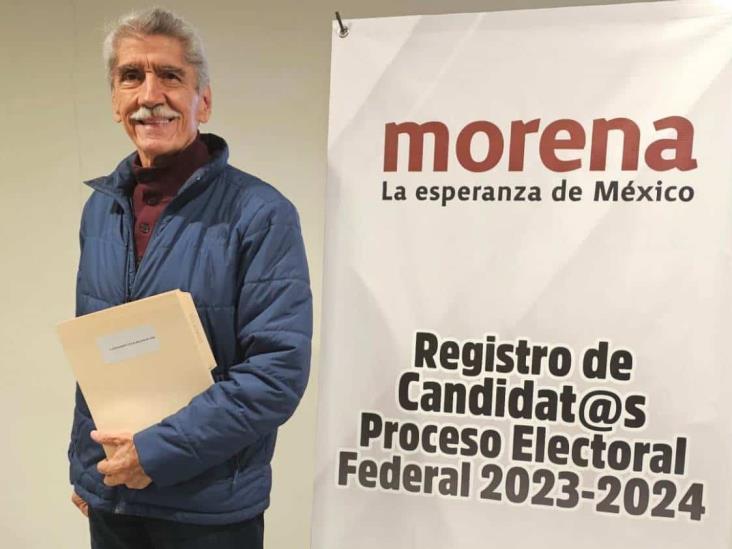 Rafael Hernández Villalpando se registra como candidato a diputado federal por Morena