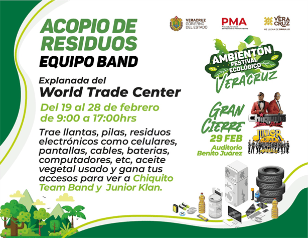 Mañana inicia sexto Festival Ecológico Ambientón en Veracruz