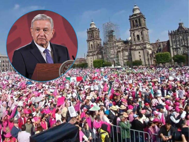 Intelectuales que participaron en la ‘Marcha por la democracia’ son alcahuetes, acusa AMLO