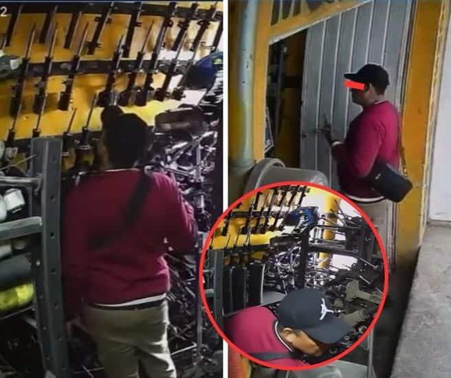 ¡A plena luz!; roban en negocio de amortiguadores en la avenida Villahermosa de Xalapa
