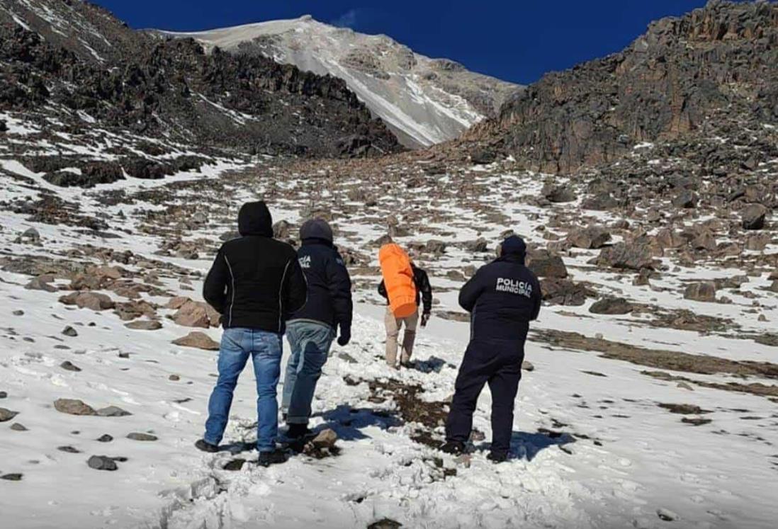 Rescatan a 7 alpinistas en el Pico de Orizaba
