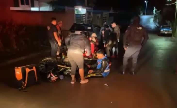 Motocicleta atropella a peatón en Martínez de la Torre