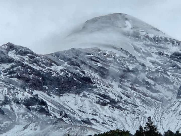 Alertan por nevadas en Cofre de Perote y Pico de Orizaba, en Veracruz
