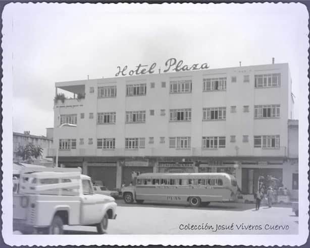 Así lucía el Hotel Plaza de Acayucan hace 60 años