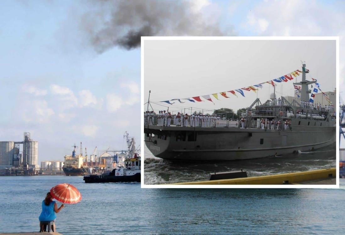 Zarpa buque Huasteco de Veracruz para buscar restos de Catalino Erasmo Garza Rodríguez en Panamá