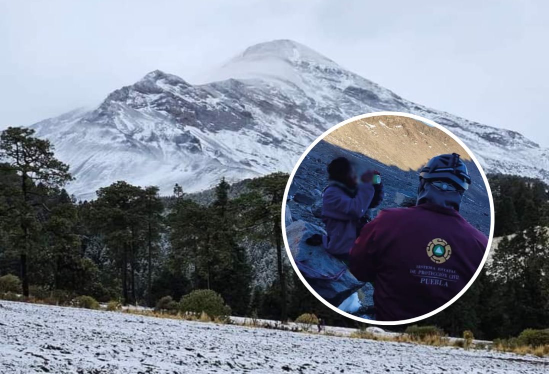 Fallece alpinista rescatada en el Pico de Orizaba; siguen buscando a dos