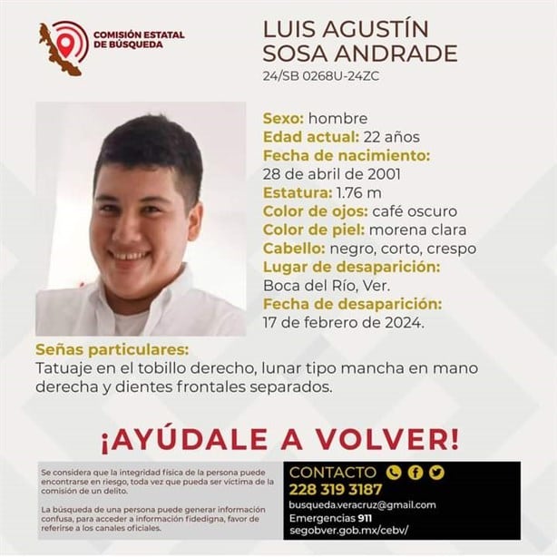 Estudiante de la Universidad Veracruzana desaparece en la ciudad de Veracruz