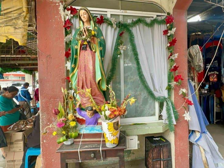 En Poza Rica, ¡ladrones no respetan ni a la Virgen de Guadalupe!