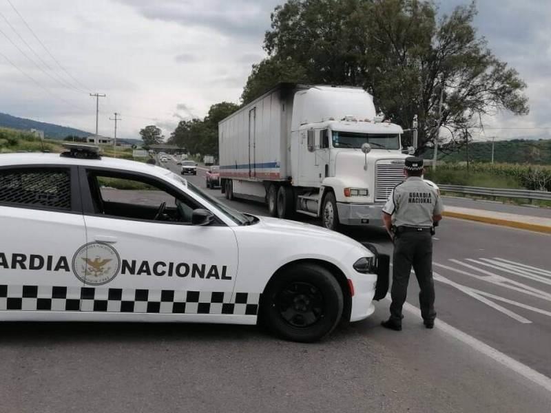 En estas carreteras de Veracruz se reforzó la presencia de la Guardia Nacional