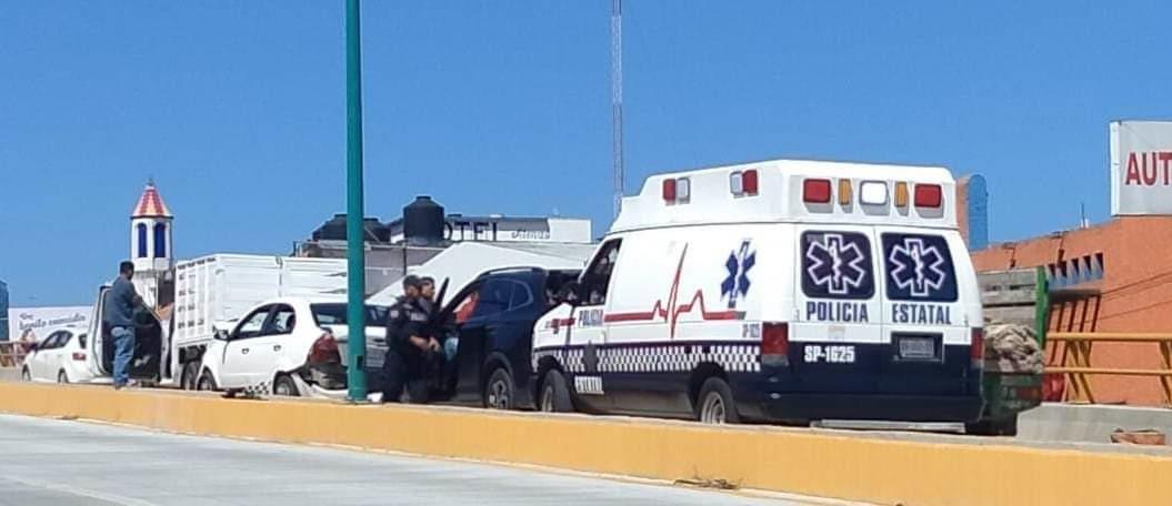 En el puente Joroba, de Las Trancas, tres vehículos chocan por alcance