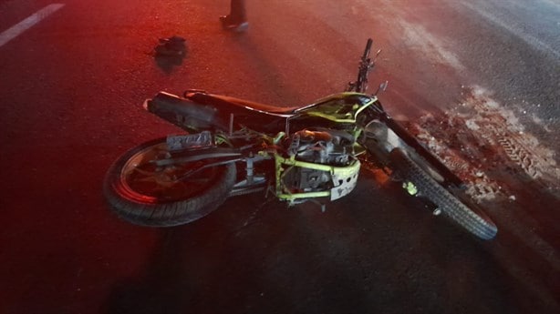 Dos motociclistas pierden la vida en la colonia Las Amapolas, en Veracruz | VIDEO