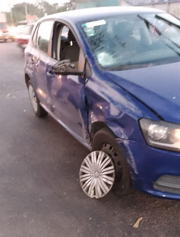 Choque entre auto y motocicleta deja dos lesionados en la carretera Córdoba-La Tinaja