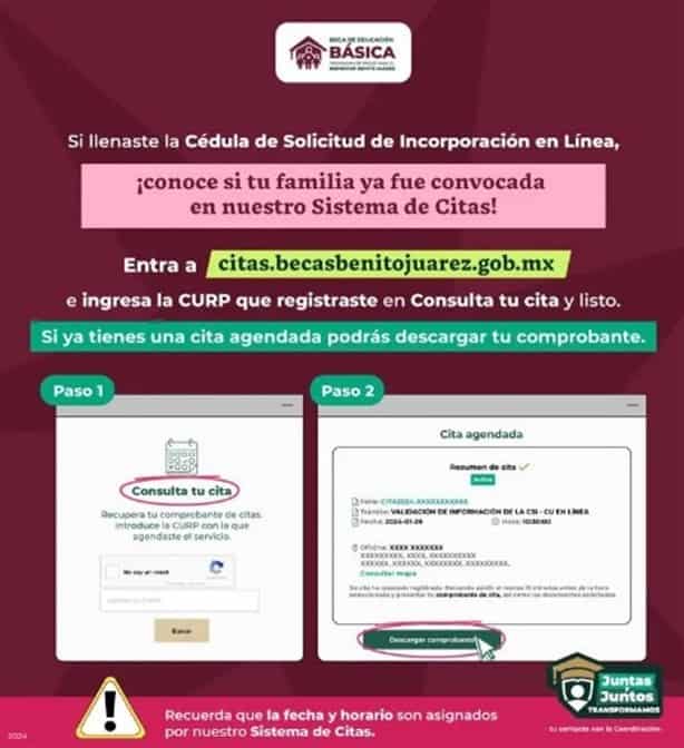 ¡Confirma tu cita para la Beca Benito Juárez! Así puedes hacerlo paso a paso