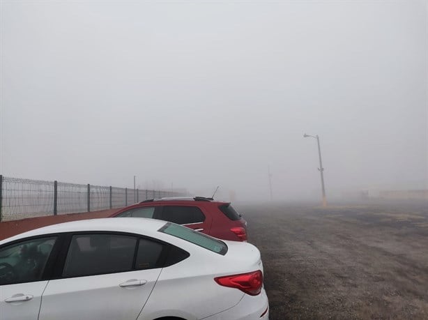 Frente frío 37 provoca densa niebla sobre Veracruz y Boca del Río