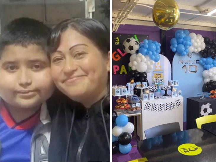 Niño xalapeño con cáncer se viraliza por desear una fiesta de cumpleaños; negocios se suman