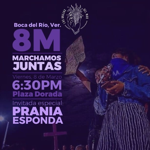 Marcha 8M en Veracruz; conoce la ruta y horarios