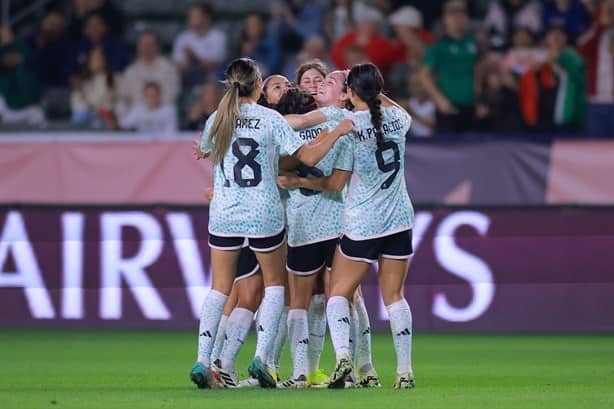 Gana México 8-0 en la Copa de Oro Femenil 2024